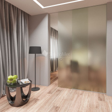 Перегородка с раздвижной дверью StekloMet серия Slide Cover SM-032102.04 Перегородка с раздвижной дверью StekloMet серия Slide Cover SM-032102.04