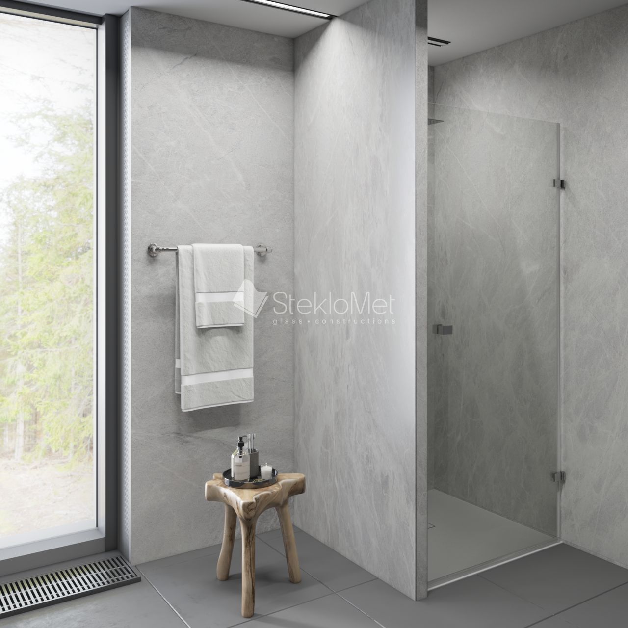 ������� ����� StekloMet ����� Shower Piccolo SM-180102.13R