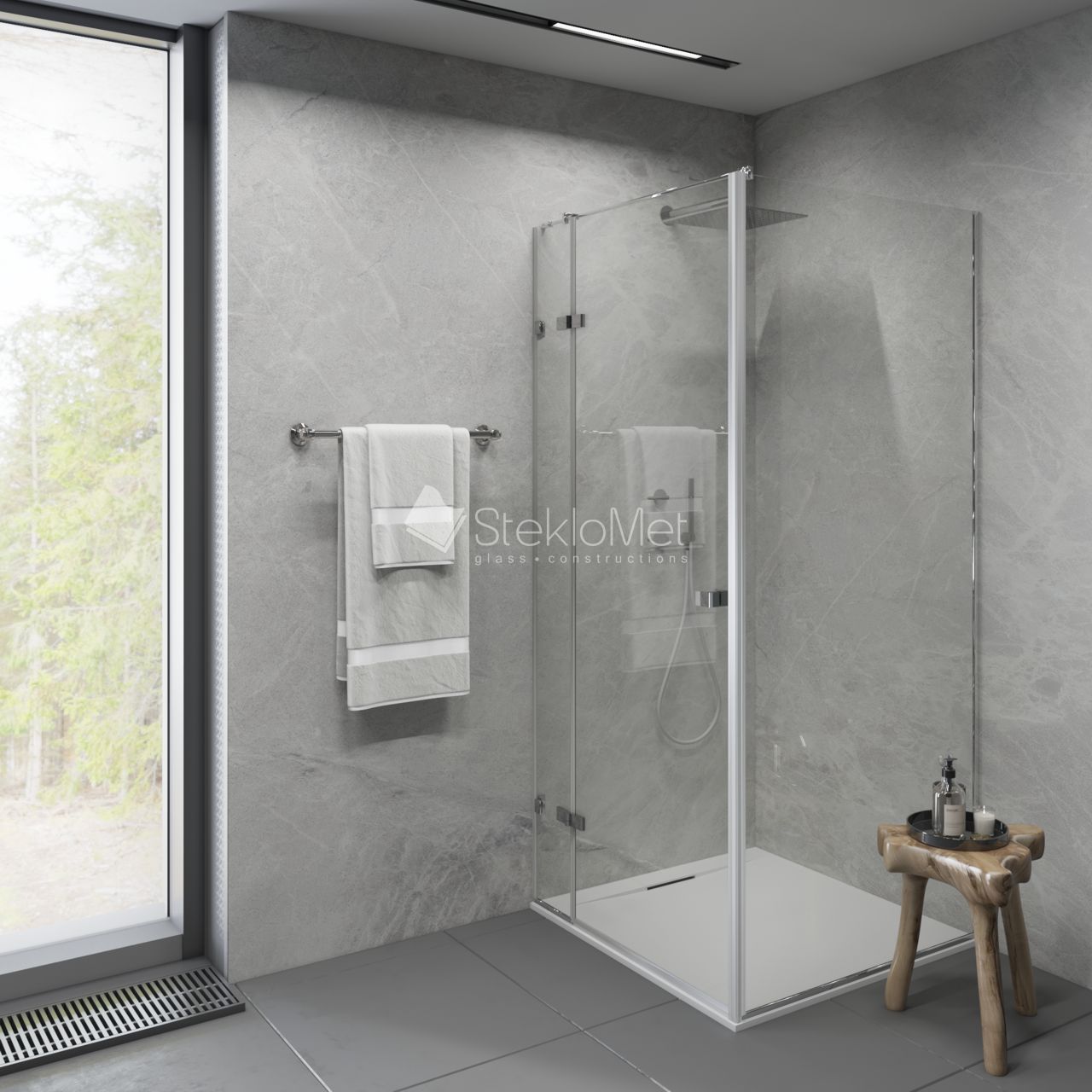 ������� ������ StekloMet ����� Shower Piccolo SM-090303.13L