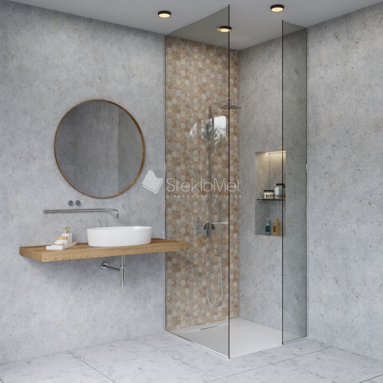 ������� ����������� StekloMet ����� Shower Basic SM-090204.02