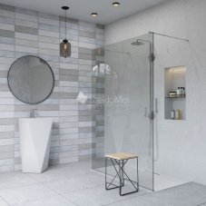 Душевая перегородка StekloMet серия Shower Basic SM-180101.01.4B Душевая перегородка StekloMet серия Shower Basic SM-180101.01.4B