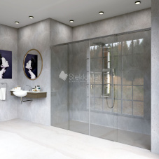 Душевая перегородка StekloMet серия Shower Piuma SM-180402.09 Душевая перегородка StekloMet серия Shower Piuma SM-180402.09