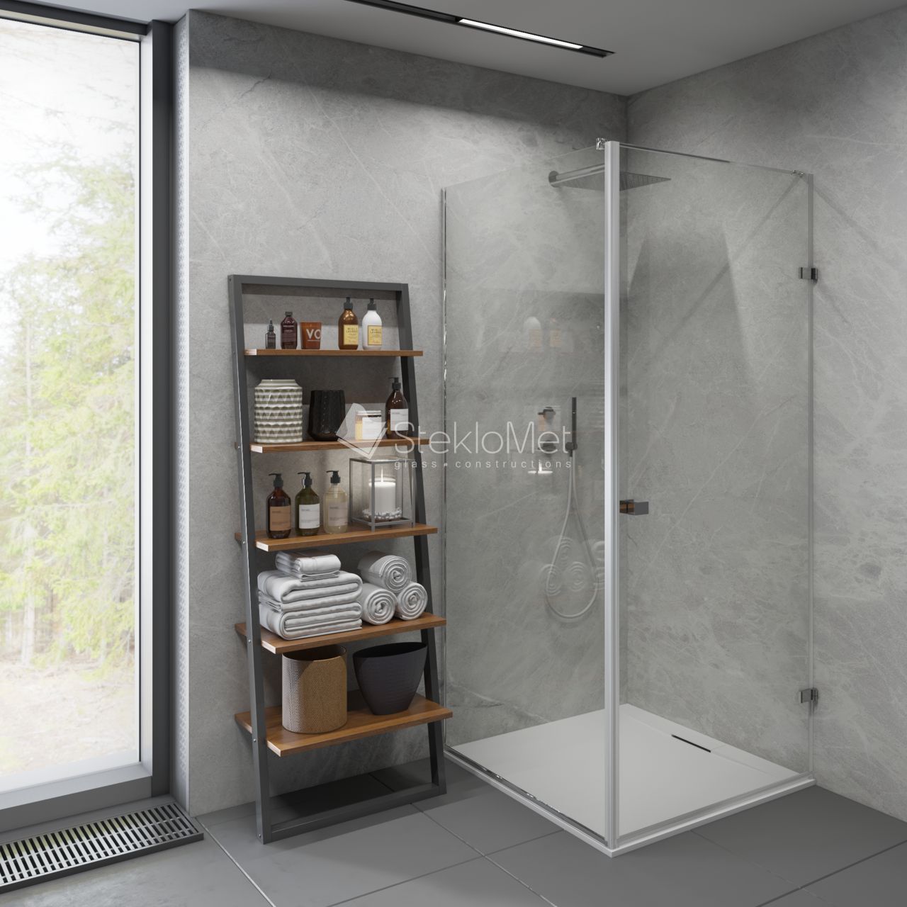 ������� ������ StekloMet ����� Shower Piccolo SM-090206.13R
