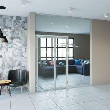 Стеклянная перегородка с распашной дверью StekloMet серия Elegant Duo SM-023212.13 Стеклянная перегородка с распашной дверью StekloMet серия Elegant Duo SM-023212.13
