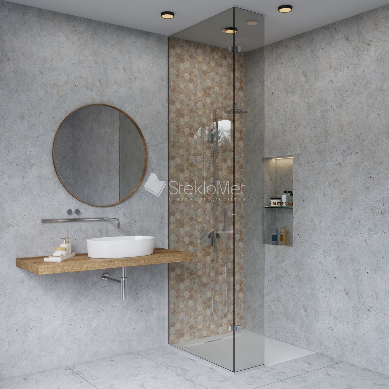 ������� ����������� StekloMet ����� Shower Basic SM-090202.02