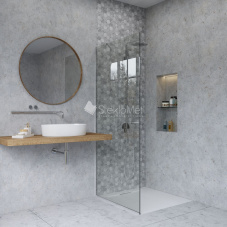 Душевая перегородка StekloMet серия Shower Basic SM-090101.01.1A Душевая перегородка StekloMet серия Shower Basic SM-090101.01.1A