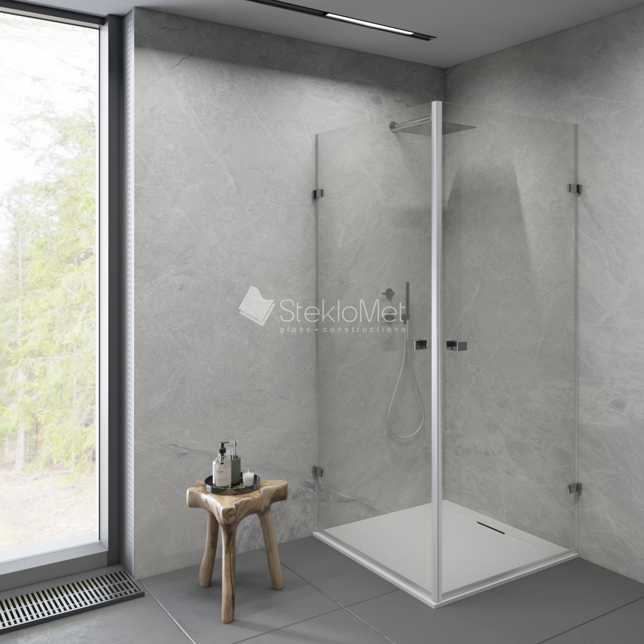 ������� ������ StekloMet ����� Shower Piccolo SM-090205.13