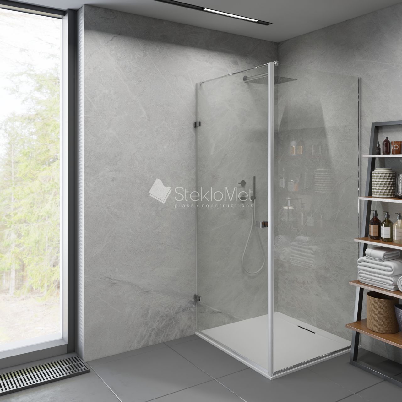 ������� ������ StekloMet ����� Shower Piccolo SM-090206.13L
