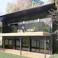 Ограждение из стекла StekloMet серия Railing SM-213101.10.02 Ограждение из стекла StekloMet серия Railing SM-213101.10.02