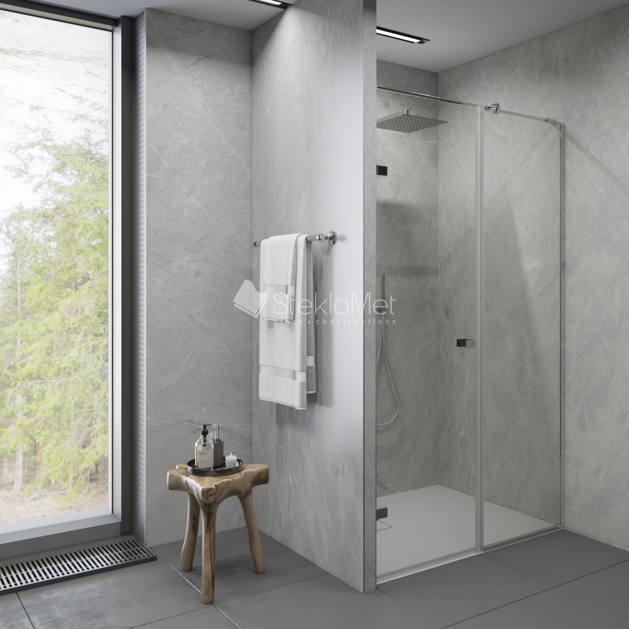 ������� ����������� StekloMet ����� Shower Piccolo SM-180204.13L