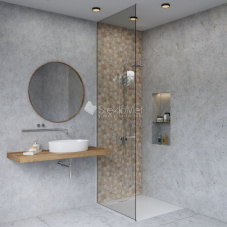 Душевая перегородка StekloMet серия Shower Basic SM-090101.01 Душевая перегородка StekloMet серия Shower Basic SM-090101.01