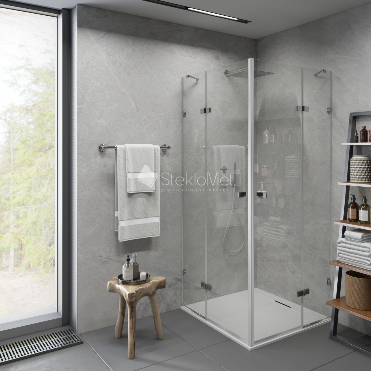 ������� ������ StekloMet ����� Shower Piccolo SM-090402.13