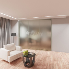 Раздвижная перегородка StekloMet серия Telescopic SM-032301.04 Раздвижная перегородка StekloMet серия Telescopic SM-032301.04