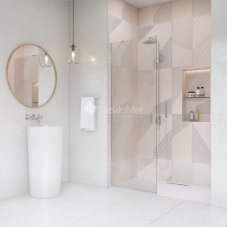 Душевая перегородка StekloMet серия Shower Basic SM-180103.01.1A Душевая перегородка StekloMet серия Shower Basic SM-180103.01.1A