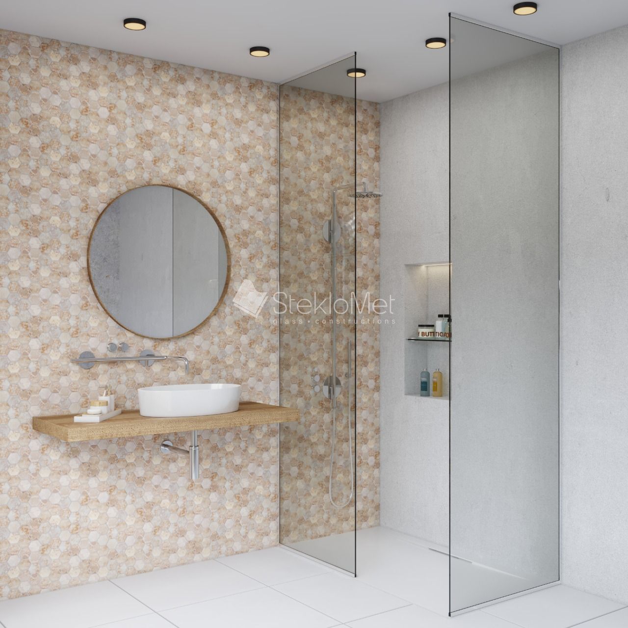 ������� ����������� StekloMet ����� Shower Basic SM-090209.02