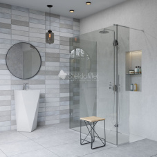 Душевая перегородка StekloMet серия Shower Basic SM-090320.01.4B Душевая перегородка StekloMet серия Shower Basic SM-090320.01.4B
