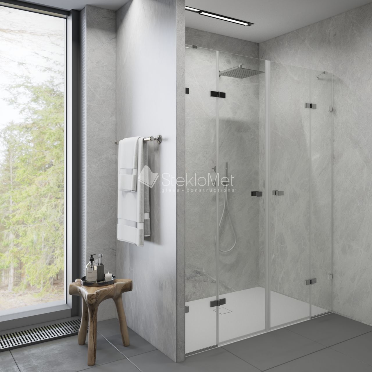 ������� ����������� StekloMet ����� Shower Piccolo SM-180402.13