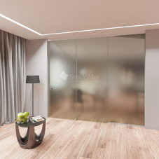 Раздвижная перегородка StekloMet серия Telescopic SM-032203.03 Раздвижная перегородка StekloMet серия Telescopic SM-032203.03