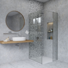 Душевая перегородка StekloMet серия Shower Basic SM-090204.01.3B Душевая перегородка StekloMet серия Shower Basic SM-090204.01.3B