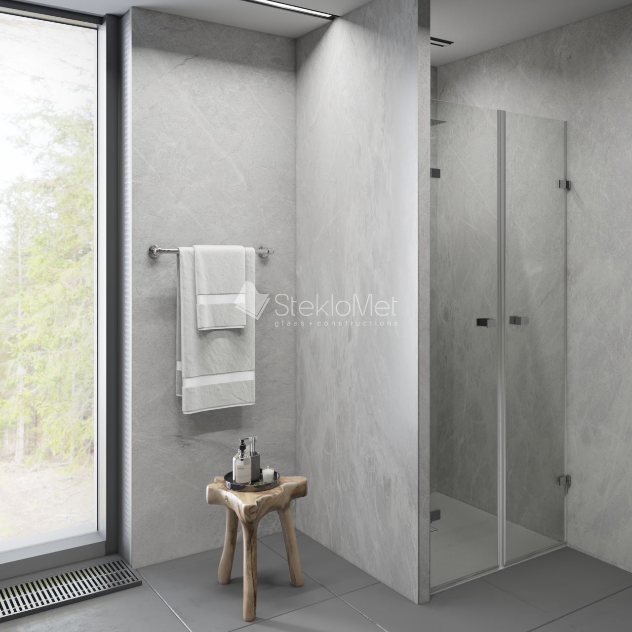 ������� ����� StekloMet ����� Shower Piccolo SM-180201.13